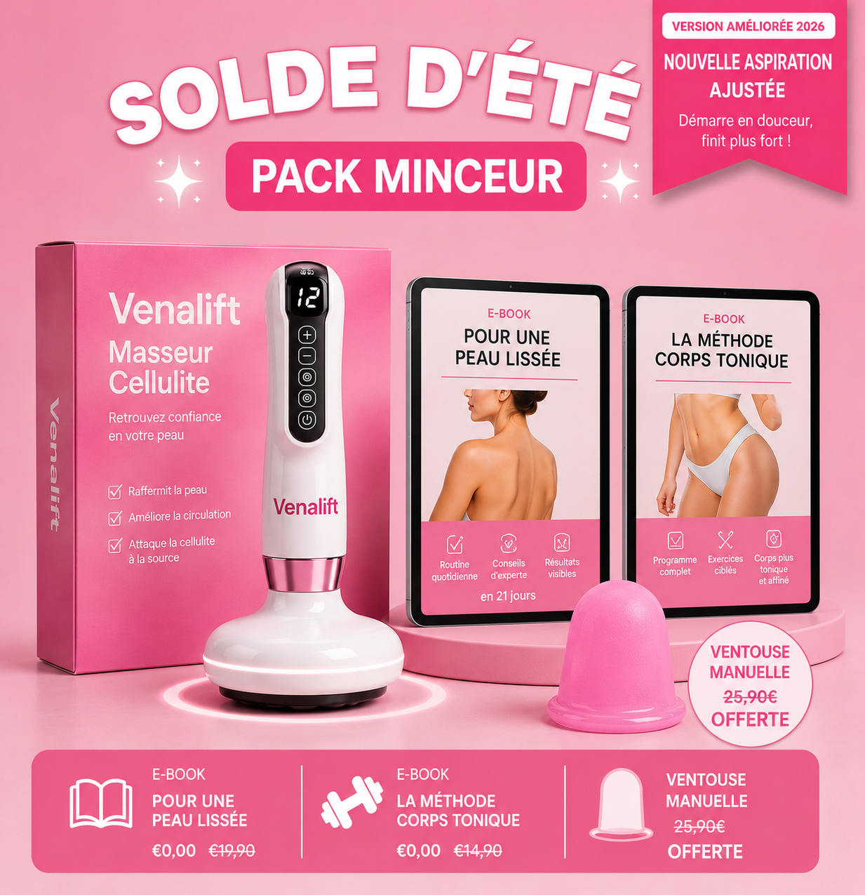 VenaLift™ — Masseur Anti-Cellulite 4-en -1